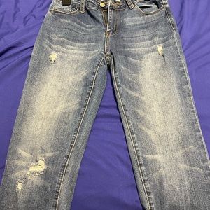 Junior’s Skinny Blue Jeans - Size 9